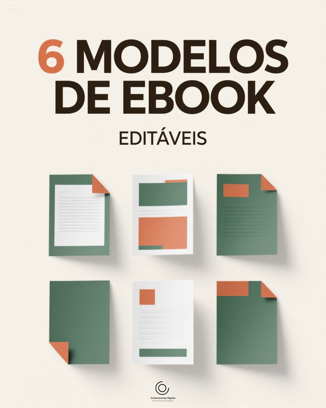 6 MODELOS DE BOOK EDITÁVEIS